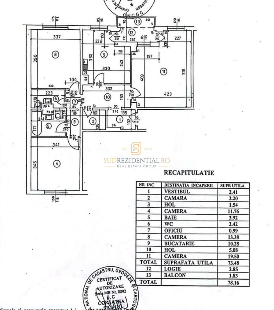 Apartament 3 camere de închiriat –  Zona 13 Septembrie - Poză 8