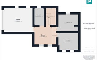 Vilă modernă pe 3 niveluri la gri în Poltura - Poză 31