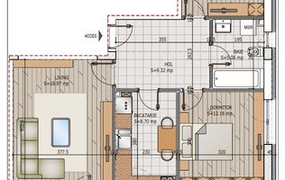 Apartament Modern, Etaj 2, Deomandat, Comision 0-Pallady