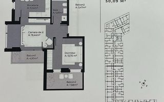 Vanzare apartament 2 camere, zona Soporului/Gheorgheni, imobil nou - Poză 1