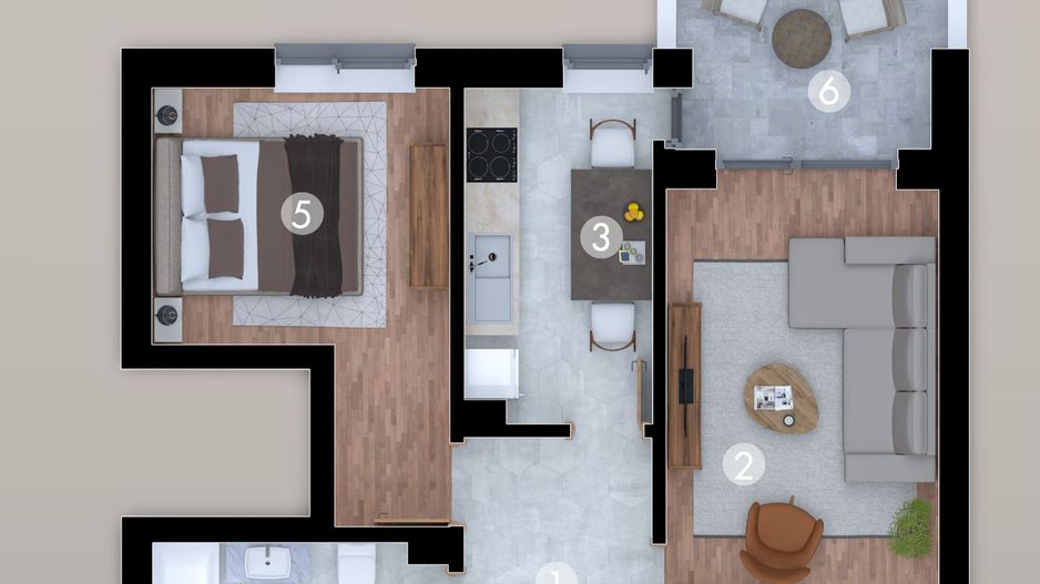 Apartament 2 cam. dec. ideal locuința sau investiție - Poză 1