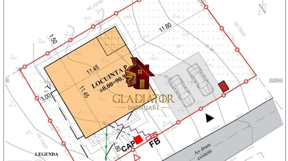 Casa independenta energetic Barnova Cercu, 4 camere, 475 mp teren - Poză 3