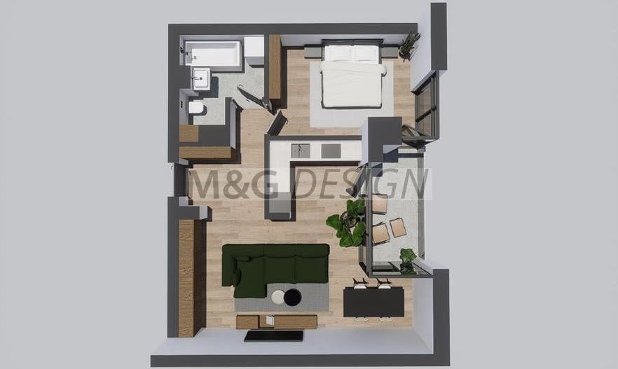 Apartament 2 camere Circumvalatiunii bloc nou etaj 1 - Poză 6