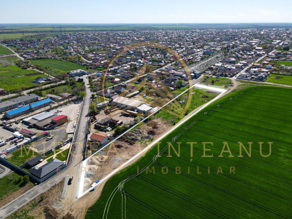 Cumpana - Teren intravilan în suprafață de 7147 mp cu 2 deschideri. - Poză 4