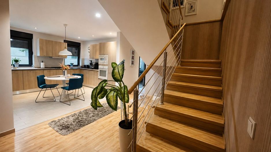 Duplex de inchiriat | Dumbravita | 6 camere | 2 bai | Centrala proprie - Poză 9