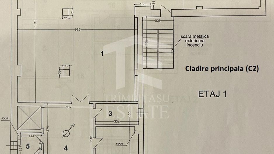 VATRA LUMINOASA -Agricultori | Cladire 1900mp din 2001 | Teren 1030mp - Schiță 5