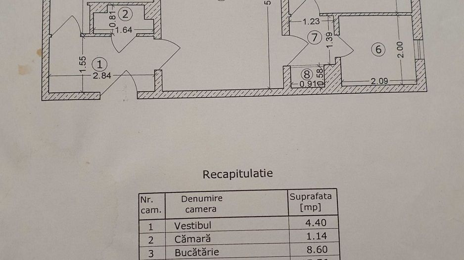 Închiriere apartament 2 Camere MGorjului, centrala proprie, parcare - Poză 8