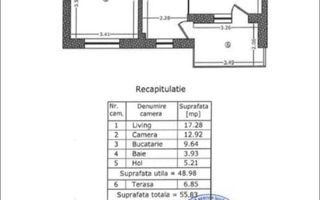 2 Camere de Vanzare Giulesti Complex Aqua City - Schiță 15
