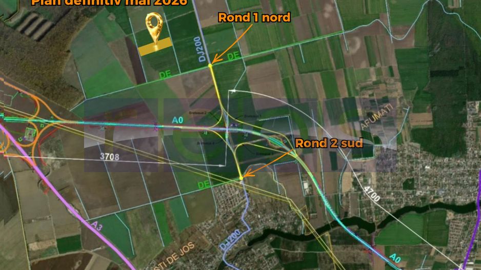📍 Nord | 3 min Rond A0/A3 | Activ Strategic | Ștefănești | 4 ha - Poză 1