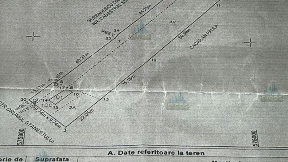 De  Vânzare Teren 3.488 mp  – Drumul Stăneștiului,Giurgiu - Poză 4