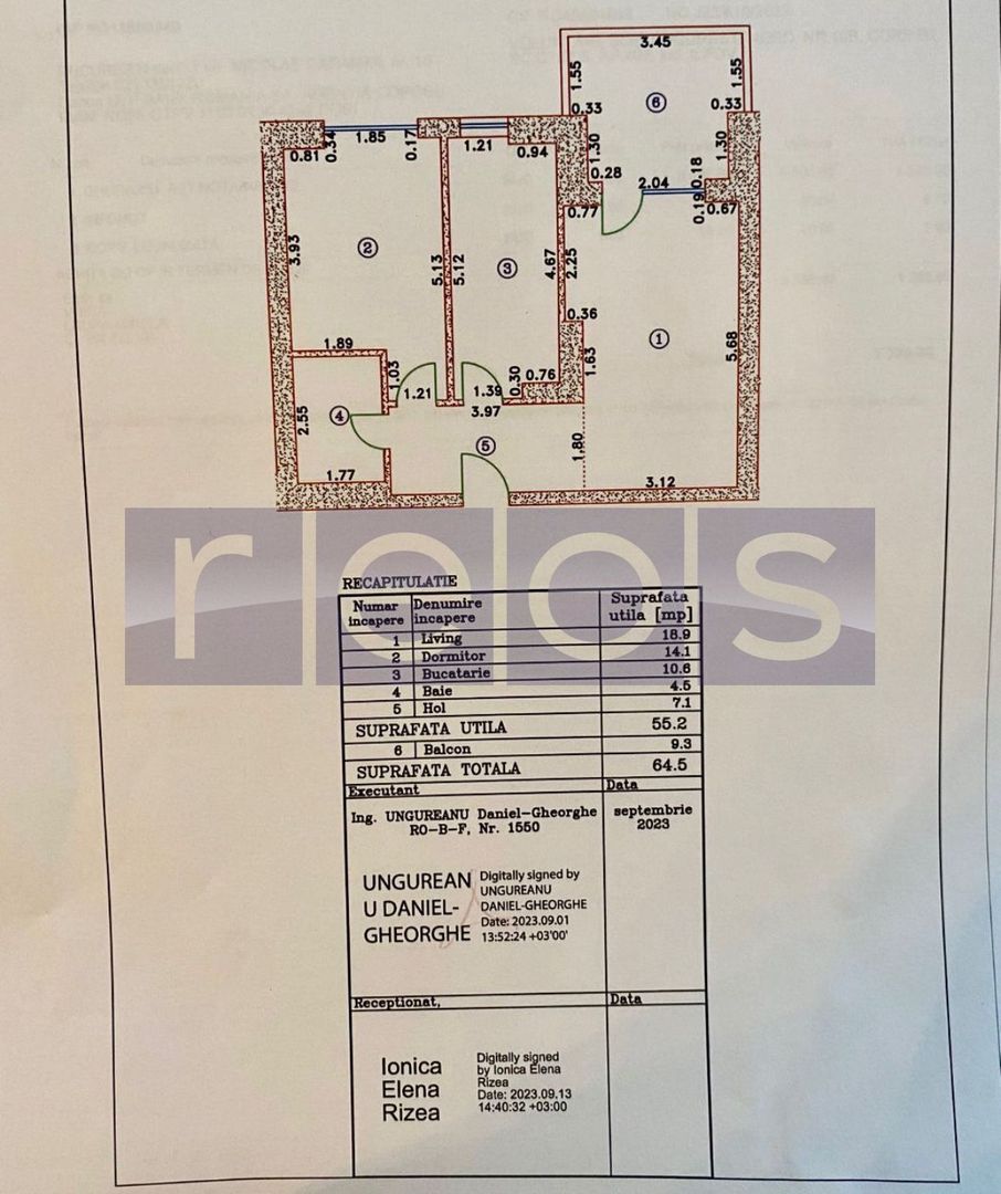 VANZARE CORTINA NORTH | 2 CAMERE|64 MP| LUX - Schiță 26