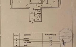 Drumul Taberei - Prelungirea Ghencea 2 camere | Parter/10 - Schiță 12