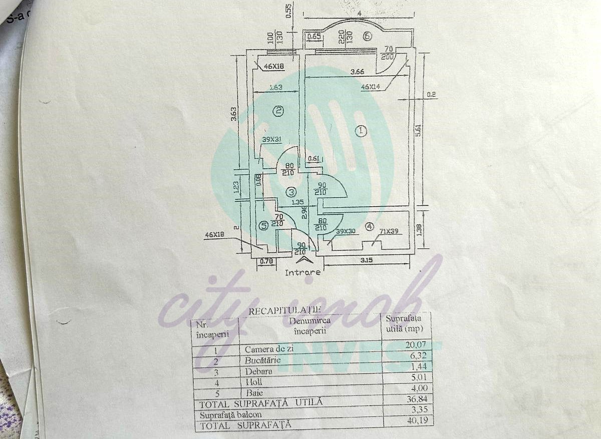 Garsoniera 40 mp utilata si mobilata- Prosper-13 Septembrie - Poză 4