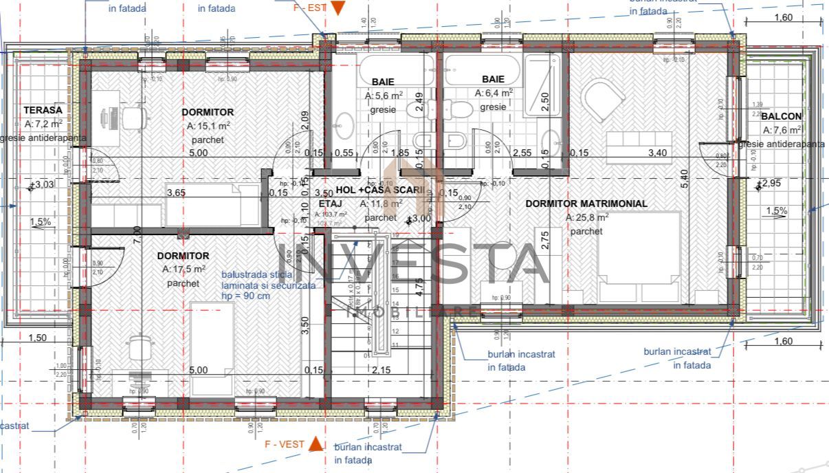 Casa individuala de vanzare / Cartier Europa - Schiță 11