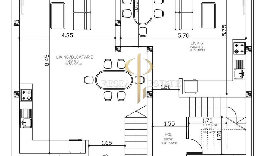 Duplex modern 4 camere - P+E cu teren generos în Giroc – Comision 0% - Poză 5