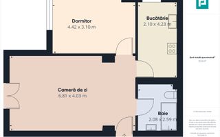 Apartament cu 2 camere în Giroc - Poză 18