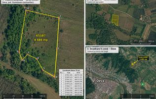 TEREN DE VÂNZARE – 4.486 MP – DEVA, HUNEDOARA