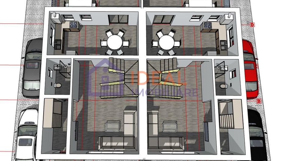 Duplex cu 4 camere si pivnita, in Cartierul Arhitectilor - Schiță 13