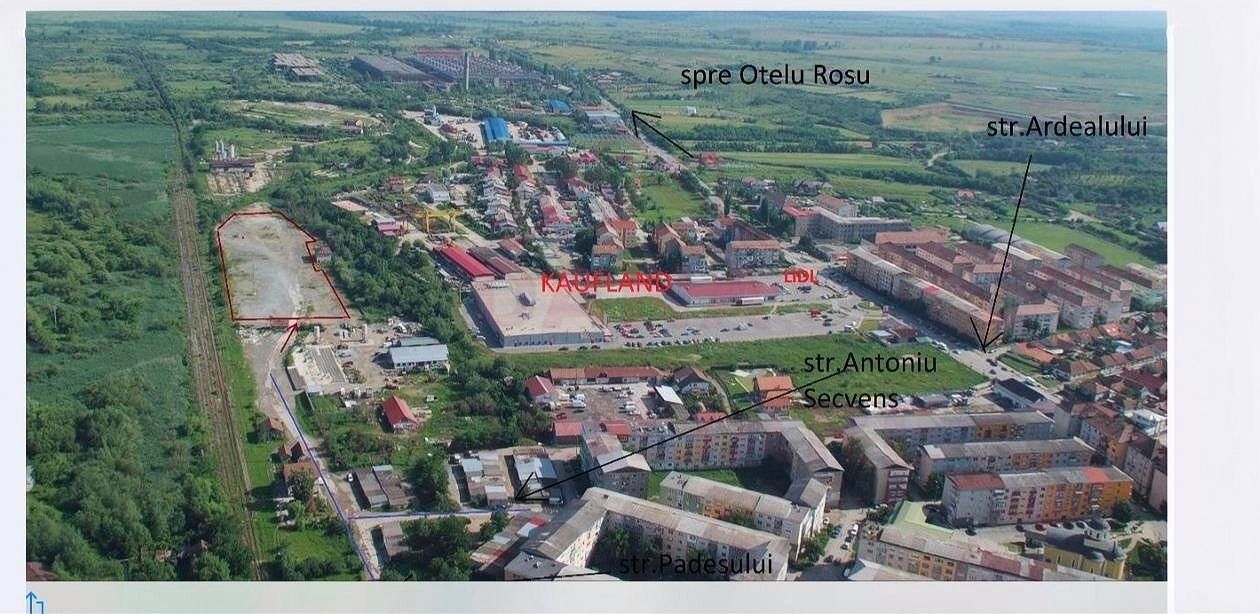 TEREN INTRAVILAN \ 15.500 MP ÎN CARANSEBEȘ, ZONA PIPIRIG, - Poză 1