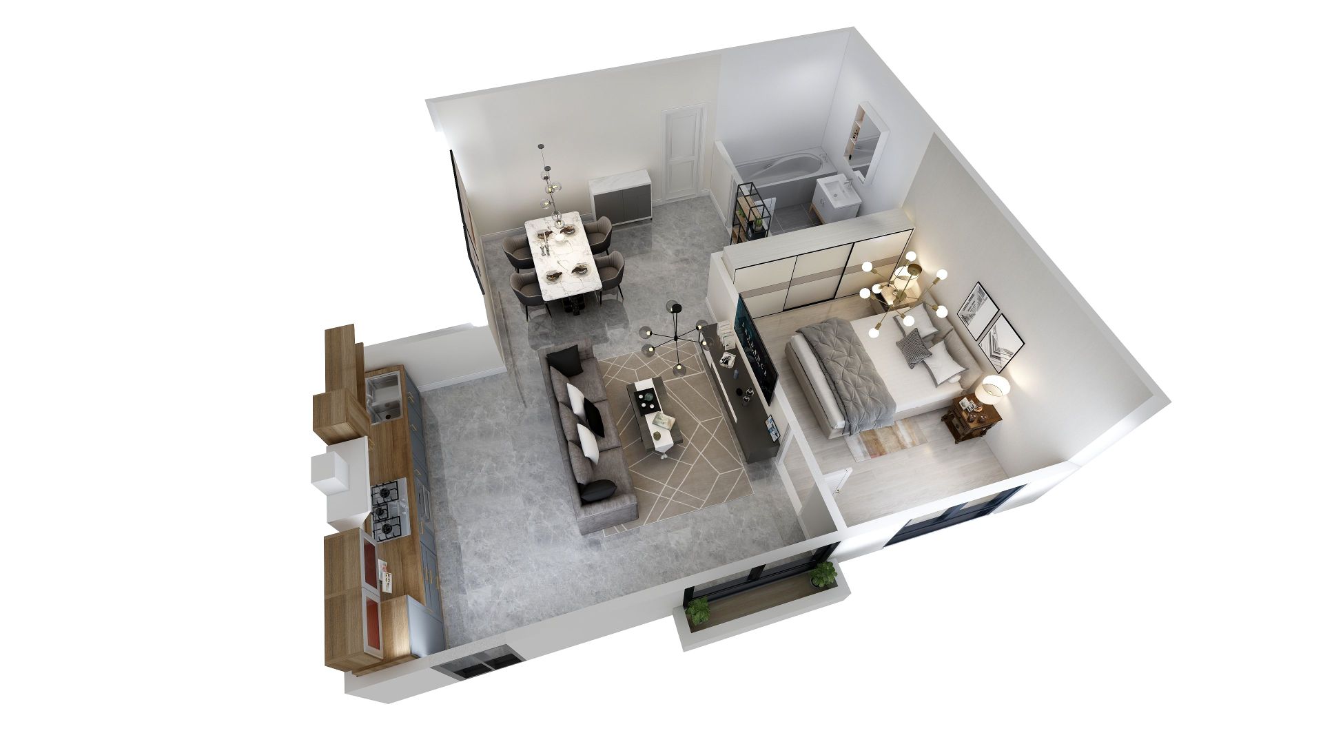 Comision 0%, apartamente 2 camere, parcare subterana inclusă! - Poză 3