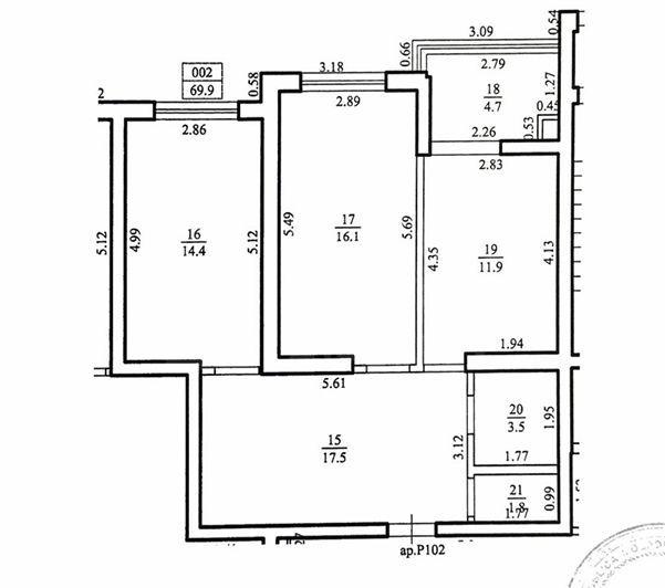 Vânzare, apartament, 2 camere, str. Vasile Lupu, Buiucani - Poză 3