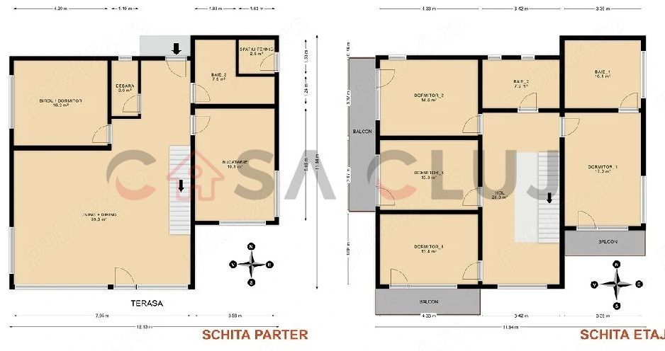 Casa individuala, 500 mp teren, garaj dublu, Someseni! - Poză 20