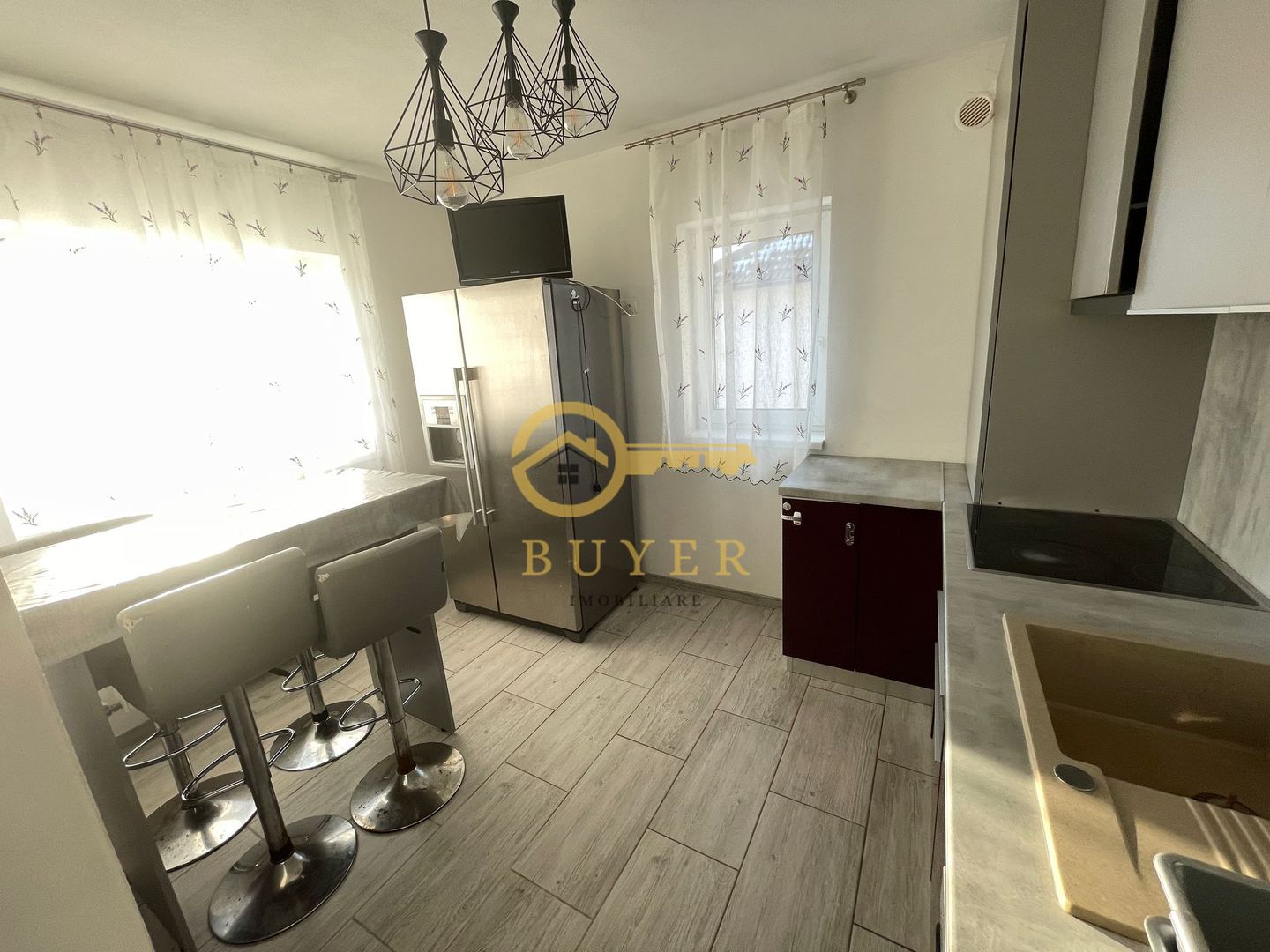 Apartament cu 2 cam la etajul 1, complet mobilat si utilat, balcon - Poză 7