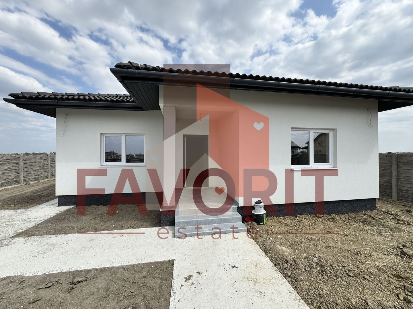 Casa Individuala in Mosnita Noua. 3 dormitoare + 2 bai. Teren Generos - Poză 4