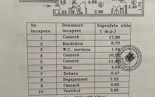 Apartament 3 camere Băneasa, la 1 minut de Parcul Hersatrau - Schiță 12