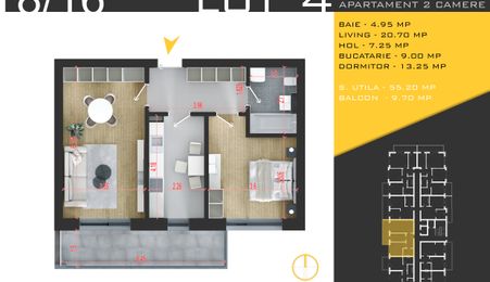 2 camere  Titan Pallady  Metrou Nicolae Teclu