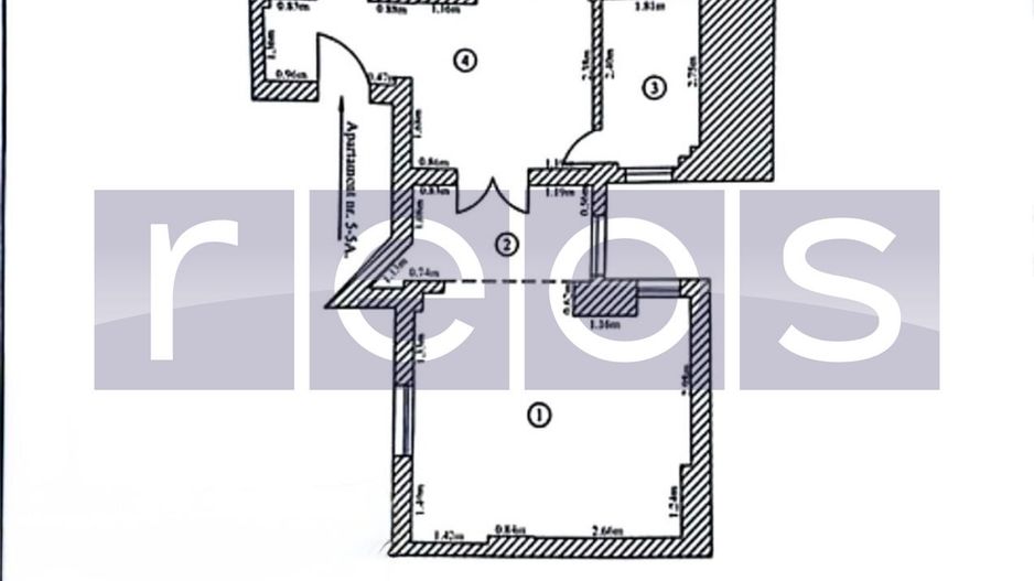 VANZARE 3 CAMERE 86MP | BLOC INTERBELIC | STIRBEI VODA | RENOVAT TOTAL - Schiță 22