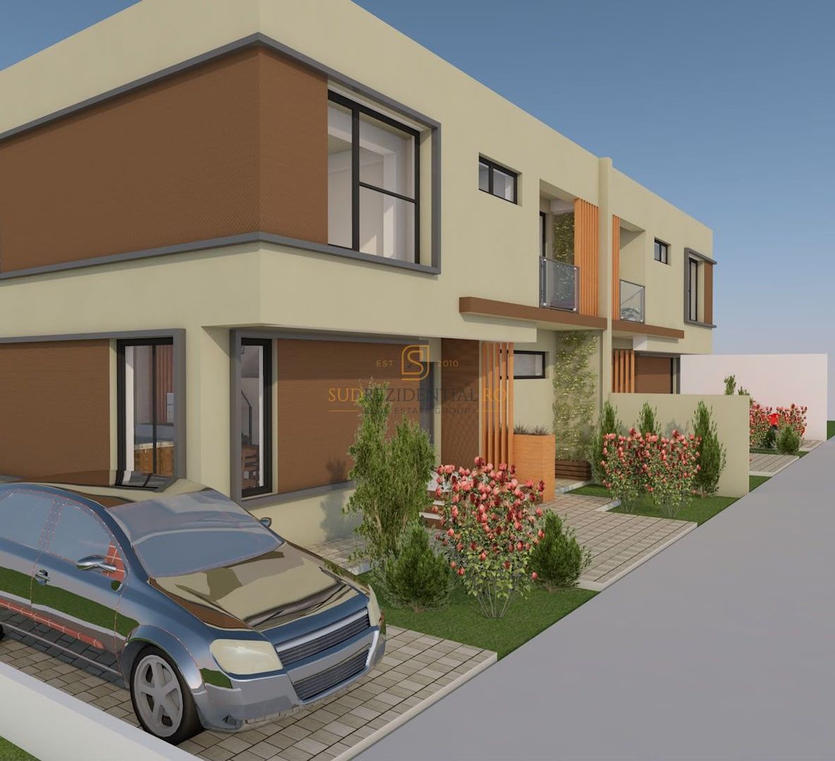 Vila moderna cu 4 camere, teren amplu - Tip duplex - Magurele - Poză 14