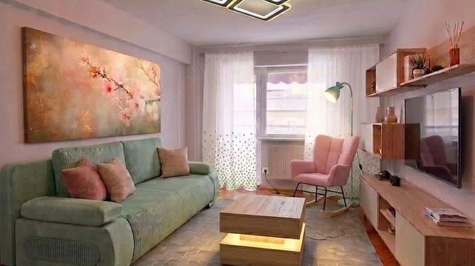 De inchiriat apartament cu 2 camere, central. etaj 3, 450 euro - Poză 1