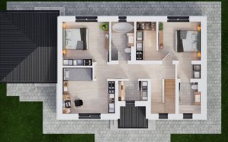 Casă individuală 5 camere | cu rate direct la dezvoltator| Lângă Sibiu - Poză 2