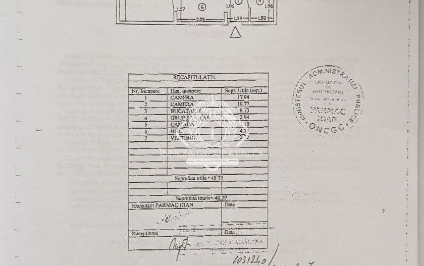 Apartament 2 camere - decomandat - necesita renovare I Titan - Schiță 7