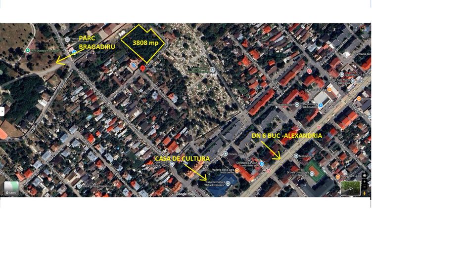 TEREN Bragadiru CENTRAL 90 euro mp - Poză 2