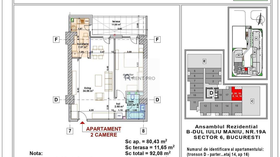 2 Camere Smart Lujerului Metrou Lujerului Carrefour Balcon Spatios - Poză 15