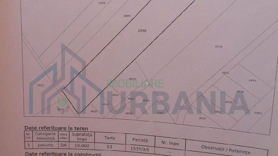 Teren intravilan Șorogari, parcelabil, 10.000 mp, acces drum asfaltat, utilități la limită - Poză 3