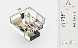 2 CAM TIP STUDIO , BLOC NOU,  PALLADY, ASTORIUM LIFE - Poză 2