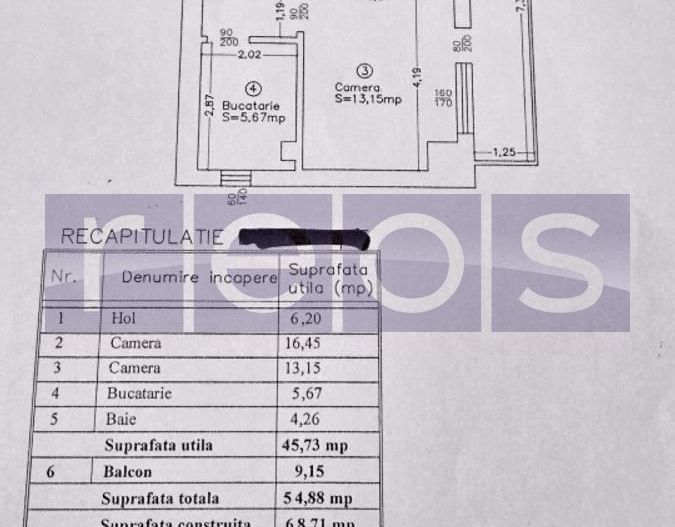 VANZARE 2 CAMERE | METROU | PARCUL BAZILESCU | - Poză 13