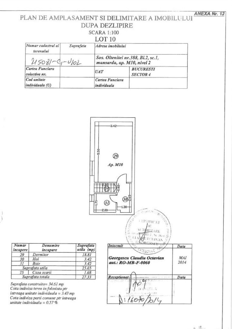Duplex luminos | Orientare Sud | Centrală proprie | Apărătorii Patriei - Poză 14