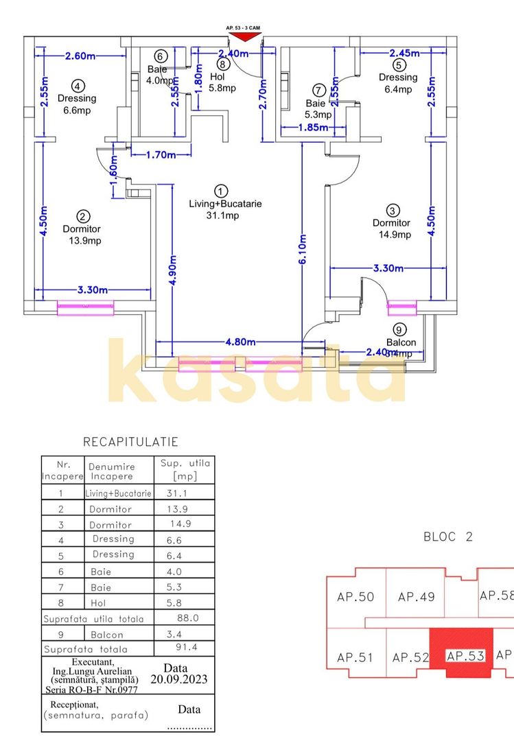 2 Camere Aviatiei - Schiță 7