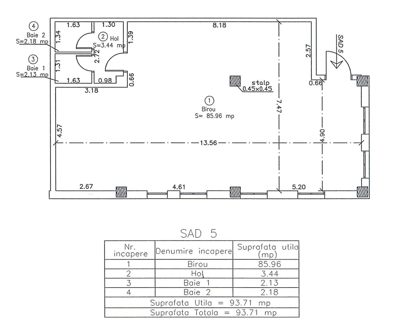 Spatiu Comercial | Open Space | 2 Locuri de Parcare | Comision 0 - Schiță 15