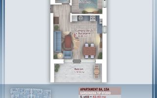 Oferta Lansare 2 camere  incalzire pardoseala - Schiță 4