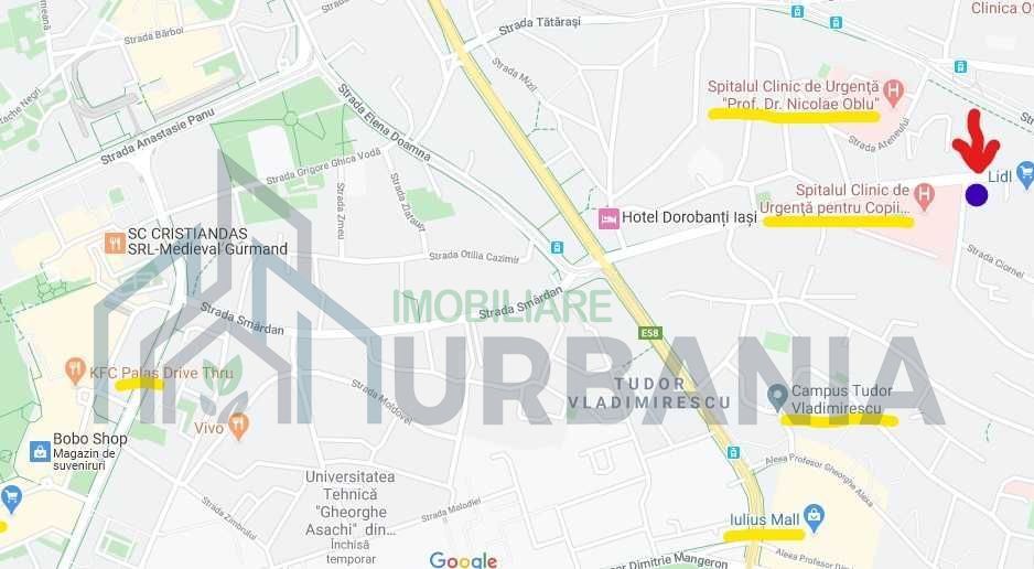 Apartament 1 cameră, 34 mp, decomandat, cu balcon, lângă Lidl Tătărași, Iași - Poză 8