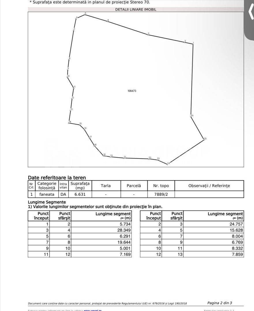 Platou montan, 6631 mp intravilan, electricitate,  langa pădure - Poză 8