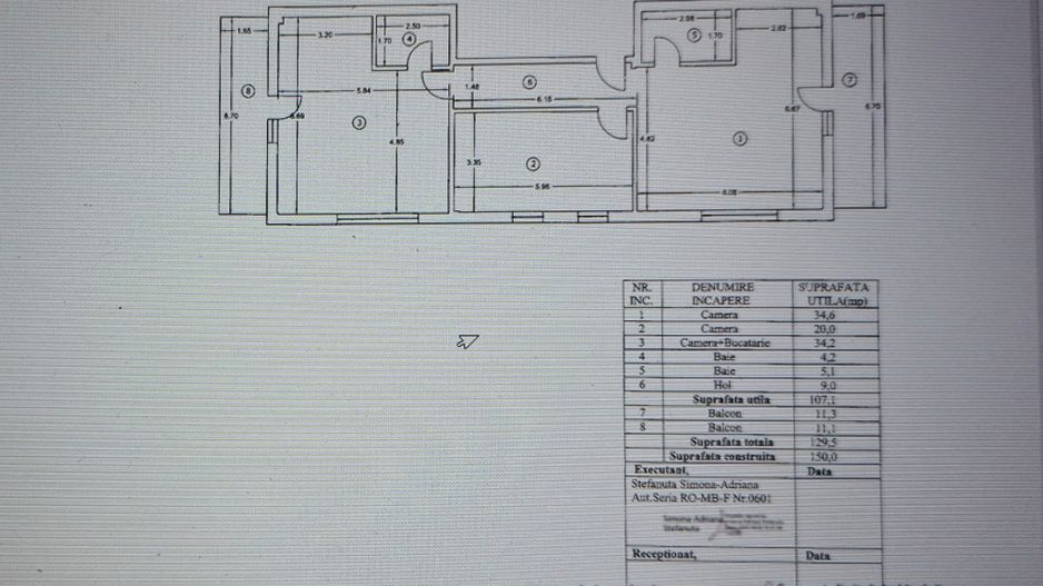 Mansarda de vanzare|3 camere|Baneasa-Dobrogeanu Gherea |130 mp utili - Poză 11