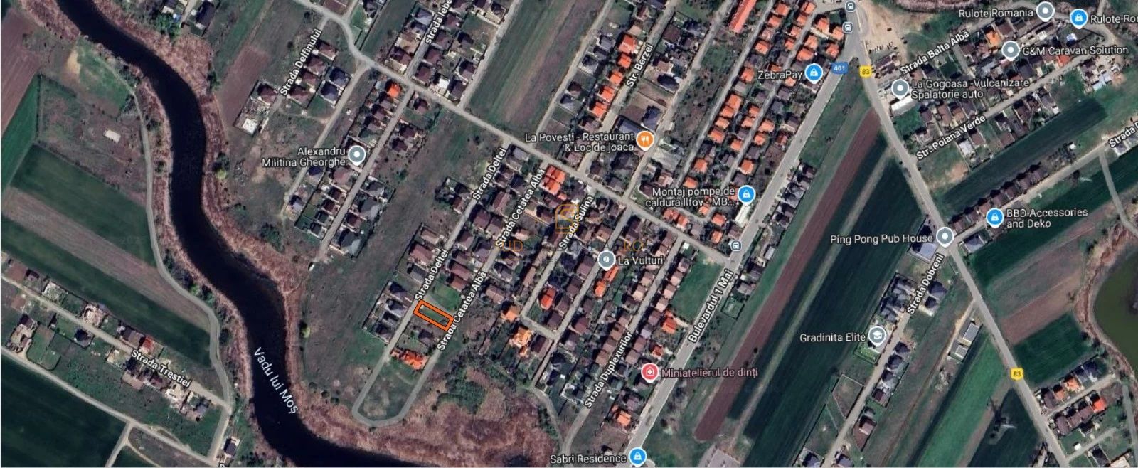 Teren de vanzare, 561 mp, strada Cetatea Alba, Mamina, Comuna Berceni - Poză 3