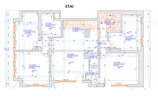 Etaj de vila - inchiriere office - Primaverii - Schiță 13