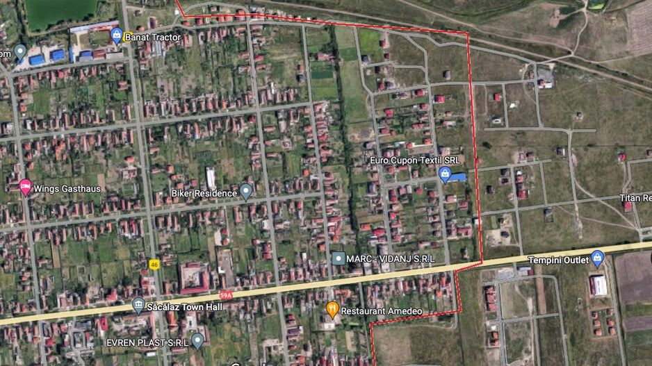 Teren in Sacalaz pretabil pentru duplex - Poză 2